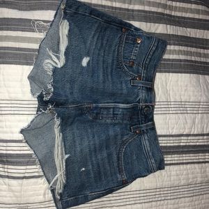 Levi Distressed Shorts